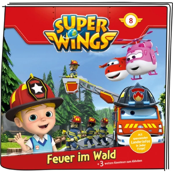 Tonies Super Wings - Feuer Im Wald & 3 Weitere Abenteuer, Spielfigur – Bild 3